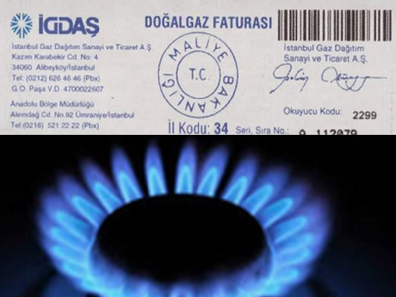 doğalgaz faturası